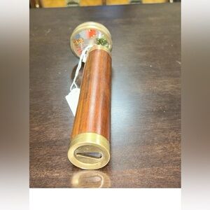 SOLD-Vintage Wood And Brass Kaleidoscope
Very Neat Item